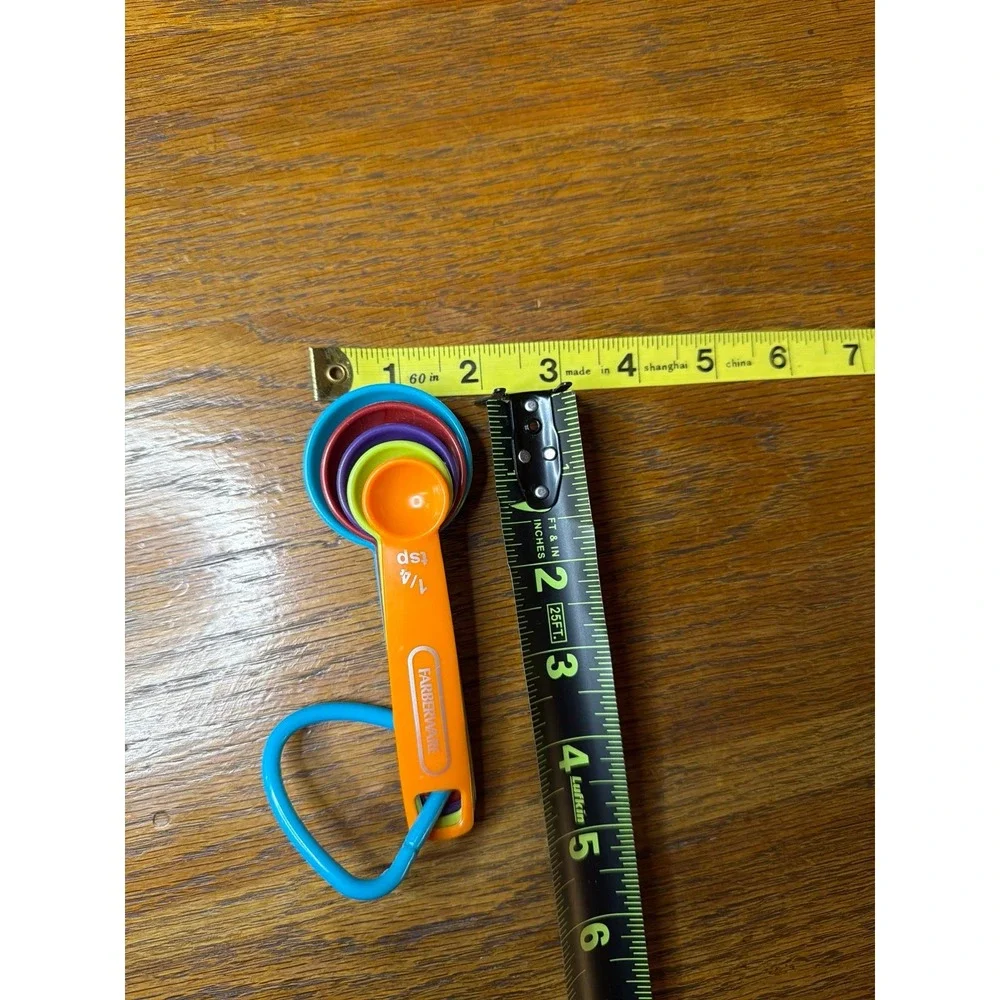 Farberware Colorful Measuring Spoon Set on Connecting Ring (5)‎